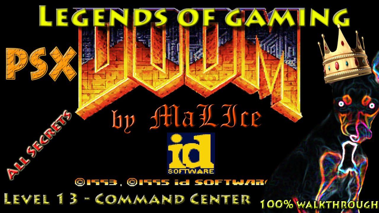 PSX Doom (GZDoom) 100% Walkthrough - Map 13 Command Center смотреть онлайн