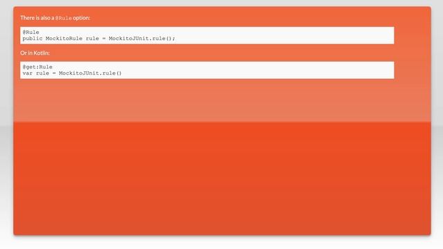 MockitoJUnitRunner is deprecated смотреть онлайн