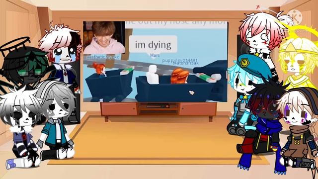 Au sans react to Flamingo Roblox (Gacha life/club) смотреть онлайн