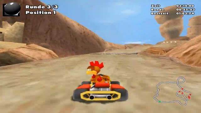 Moorhuhn Kart 2 Gameplay Meisterschaft 2 смотреть онлайн