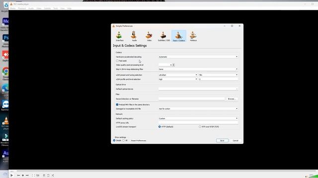 VLC Player Settings To Play 4k Or 1080p Lagging Free Videos!