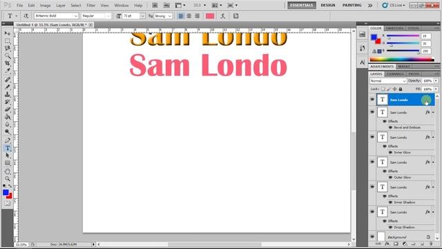 Macam Layer Style Photoshop смотреть онлайн