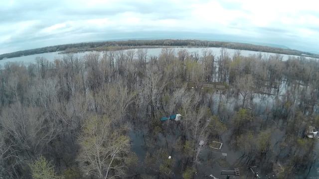 Наш остров с высоты птичьего полета в период половодья 1