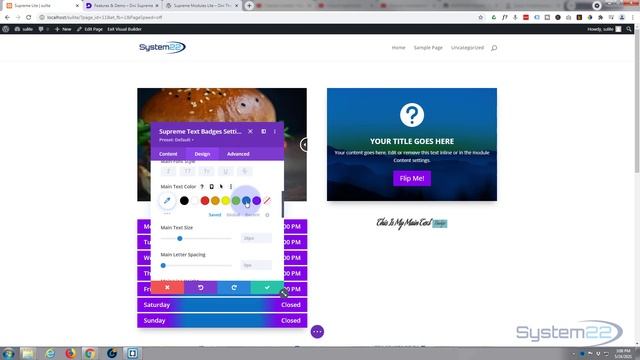 Divi Supreme Modules Lite Free Text Badge Module ? смотреть онлайн