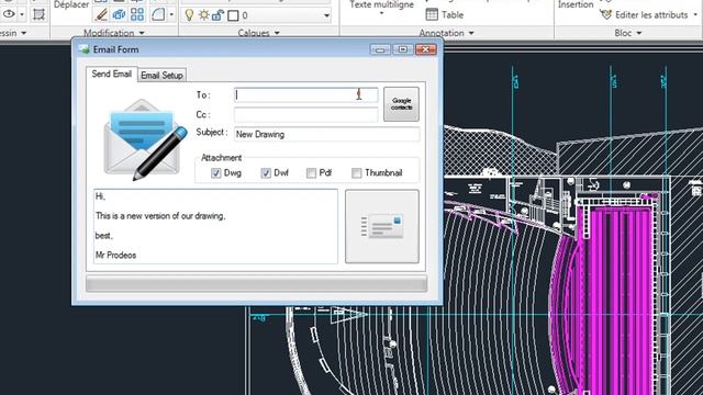 Quick Email Integration for AutoCAD 2011 and google apps смотреть онлайн