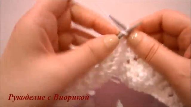 Белое пончо для девочки.Часть №2 смотреть онлайн