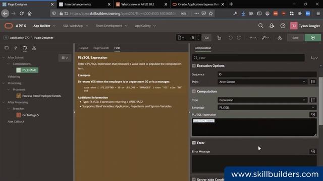 Oracle APEX 20 2 New Features смотреть онлайн