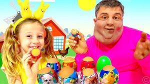 Настя пытается понять откуда берутся яйца, История для детей