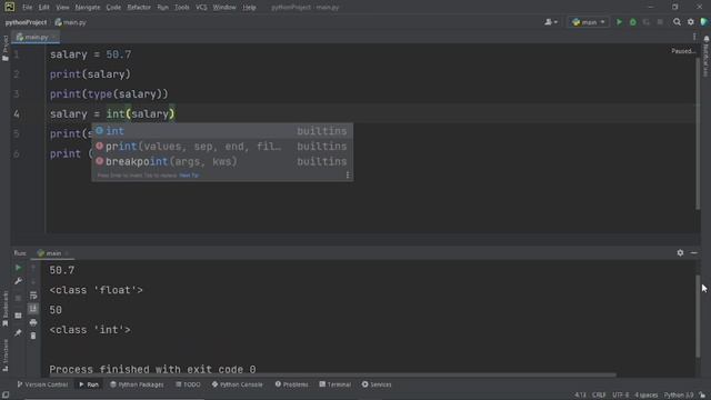 ١٠ - تغيير انواع البيانات في بايثون ( Changing date types in Python ) смотреть онлайн