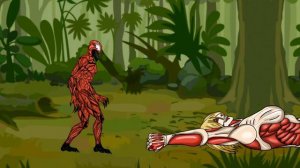 Карнаж против Атаки Титанов.