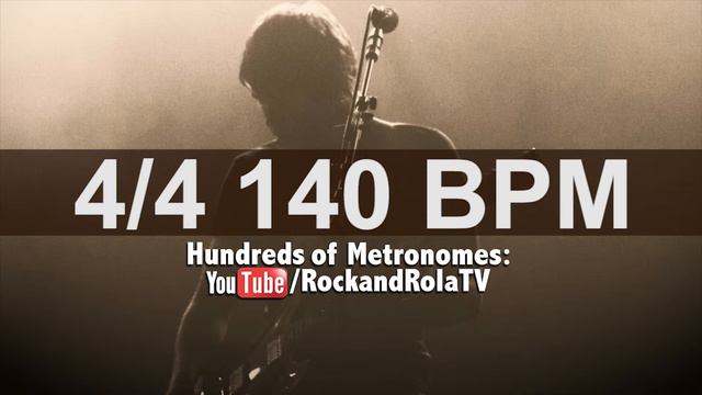 🔴 140 BPM Ian Brit Pop Metronome смотреть онлайн