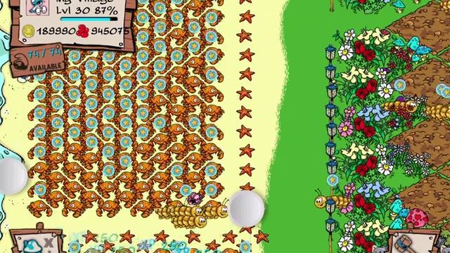 The Smurfs Village lvl 30 Game iPhone Smurfberries смотреть онлайн