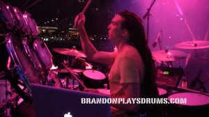 Pink Floyd «Time» Intro Live Drum Cover Roto Tom Clip (Brandon Smith)