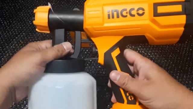 Mengecat Tanpa Kompresor Dan Kabel Listrik Dengan Spray Gun Cordless Ingco CSGLI2001 смотреть онлайн