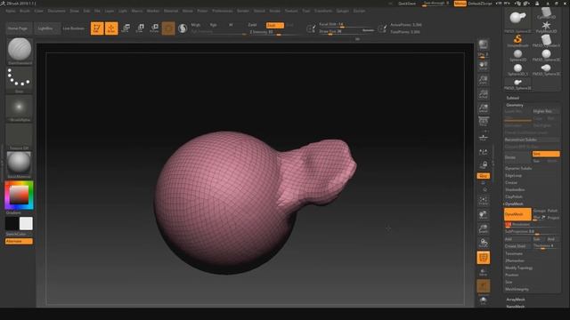 Основные инструменты ZBrush смотреть онлайн