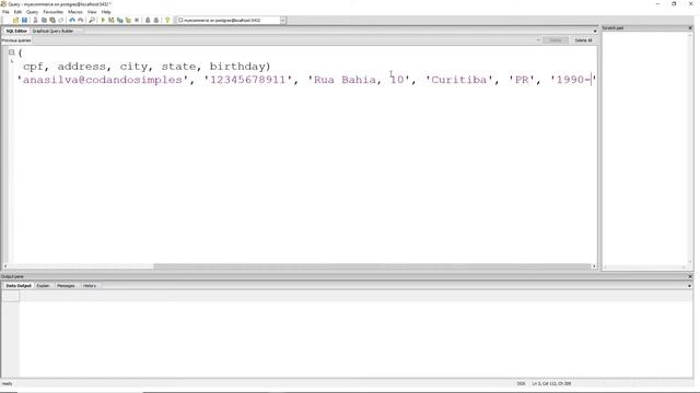 Curso Básico de SQL com PostgreSQL - Aula 5 - Criando a tabela de clientes смотреть онлайн