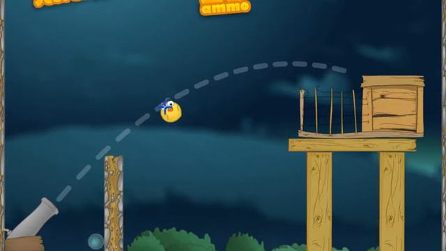 Флеш-игра Чик-пушка 2, обзор игрового процесса (Chick Cannon 2 gameplay) смотреть онлайн