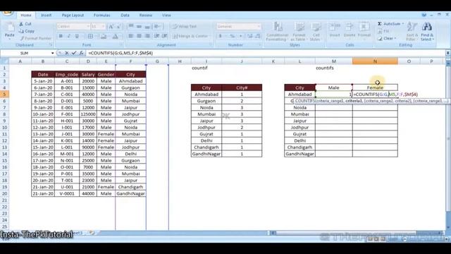 Countif & Countifs | How to use and what is the difference between count if & countifs formula Exce смотреть онлайн