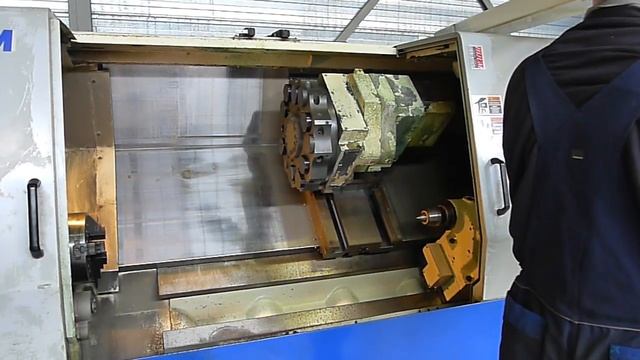 3319 = PUMA 250LMB DAEWOO CNC Drehmaschine lathe Fanuc C-Axis C Asche Live tools MACH4METAL смотреть онлайн