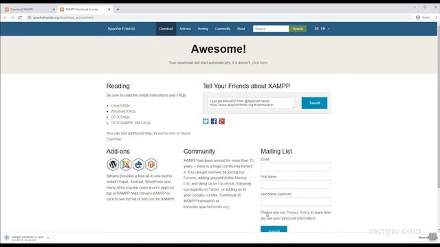 How to Download a Testing Server Package (an AMP stack) - I will use XAMPP as an example смотреть онлайн