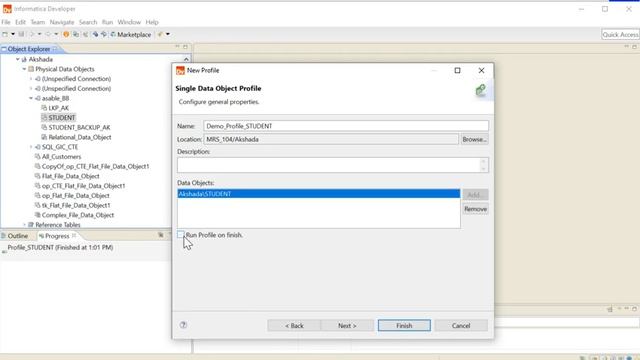 How to Create and Run a Profile using Developer Tool смотреть онлайн