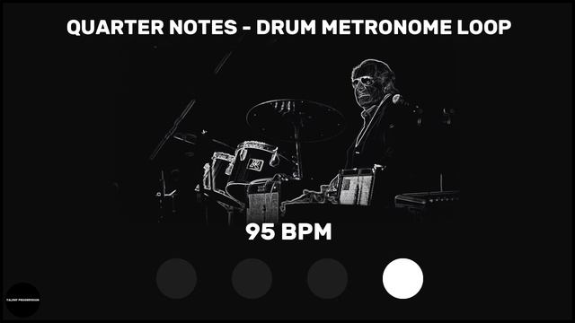 Quarter Notes | Drum Metronome Loop | 95 BPM смотреть онлайн