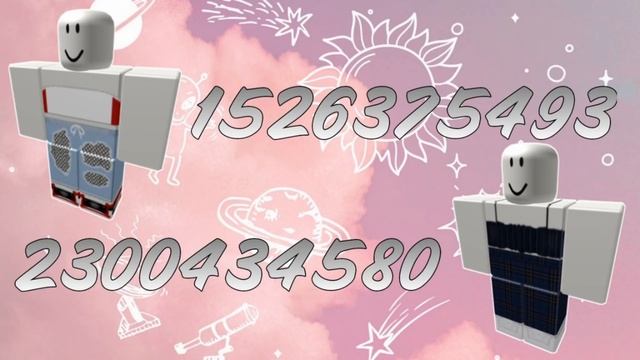 ?♡ Roblox pants and shirt codes/ clothes ids for girls ♡☆? the codes are for games смотреть онлайн