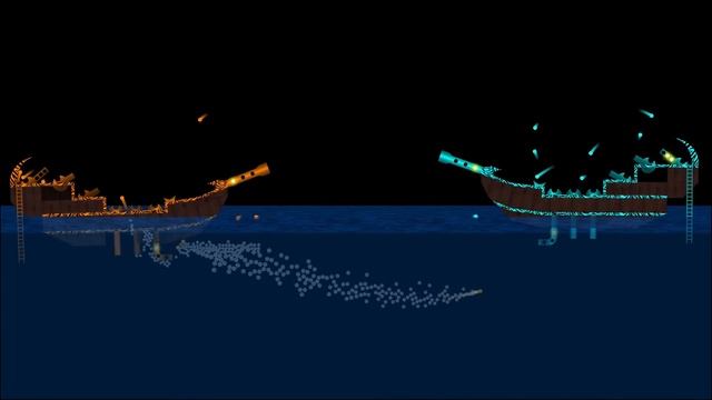 Pirate Ship Battle 2 - Marble Race in Algodoo смотреть онлайн
