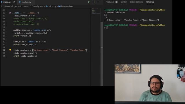 Funciones lambda - Python смотреть онлайн