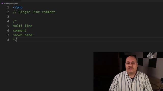 Writing Comments in PHP смотреть онлайн