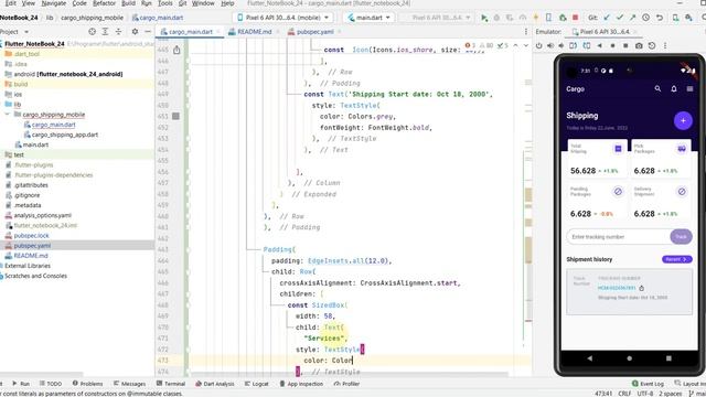 Flutter UI Tutorial Designing Cargo Shipping Courier App UI Design Figma to Flutte EP1353 AzamBaloc смотреть онлайн