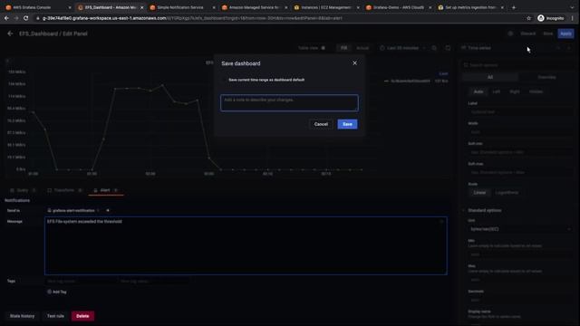Creating Panels Alerts Transforms and Dashboards with Amazon Managed Grafana | Amazon Web Services смотреть онлайн