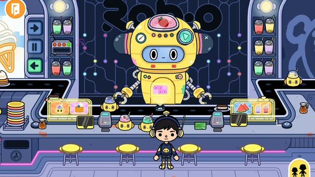 Обзор на локацию Робокафе в Тока Бока! Все секреты локации Rob-O кафе!