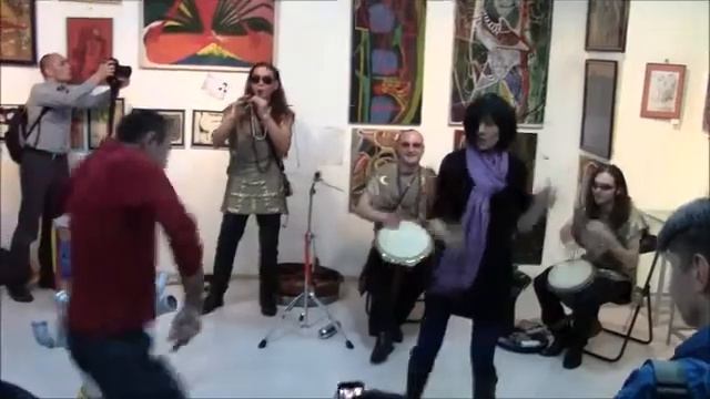 Открытие выставки группы «ЗЕЛЕНЫЙ ТРЕУГОЛЬНИК» «Соединение. Спустя 25 лет». смотреть онлайн