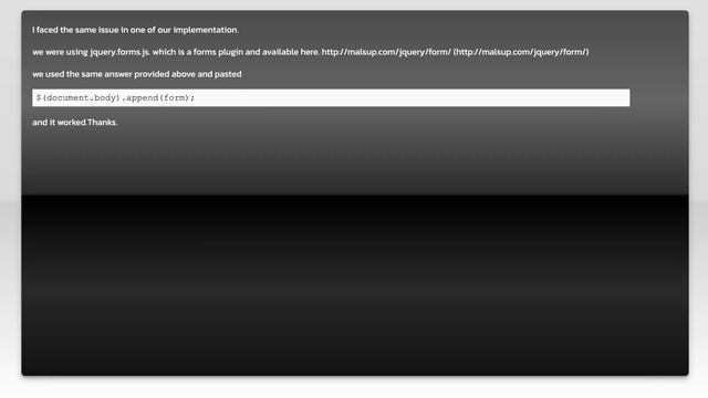 Getting Error "Form submission canceled because the form is not connected" смотреть онлайн