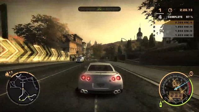 Nissan GTR en Need For Speed Most Wanted 2005 смотреть онлайн