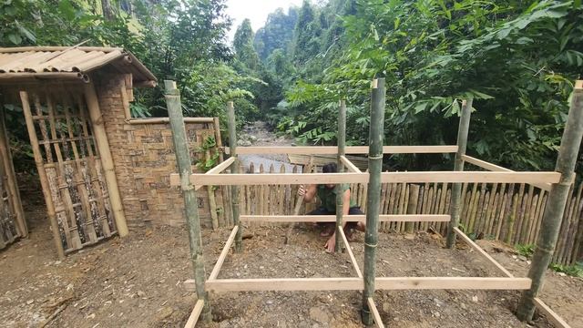 Start Building Rabbit Cages And Take Rabbits To Farm In The Forest, Farming - Ep.33 смотреть онлайн