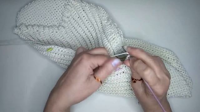 НОВИНКА! Вязаная сумка из шнура 