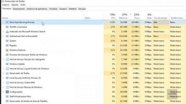 Dism Host Servicing Process Usando 100% Do Disco/cpu/ram No Windows 10 2021 - Solução