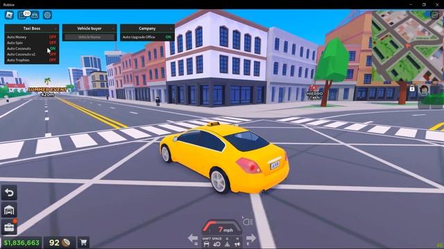 ROBLOX TAXI BOSS SCRIPT