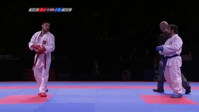 Rafael Aghayev VS Arman Eltemur Final European Karate Championships 2016 смотреть онлайн
