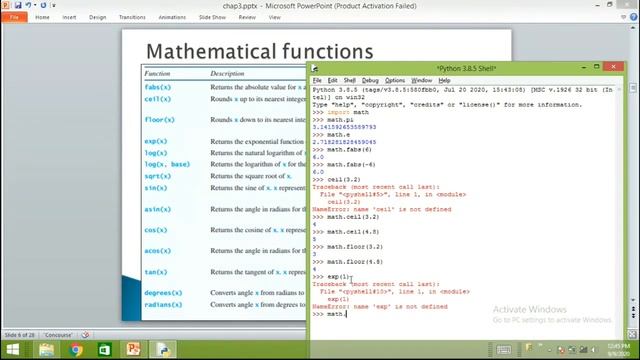 Mathematical Functions | Python Programming Language | EduTut | Learn Easily in Tamil смотреть онлайн