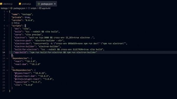 How to create Desktop App (Vite + React + Electron)