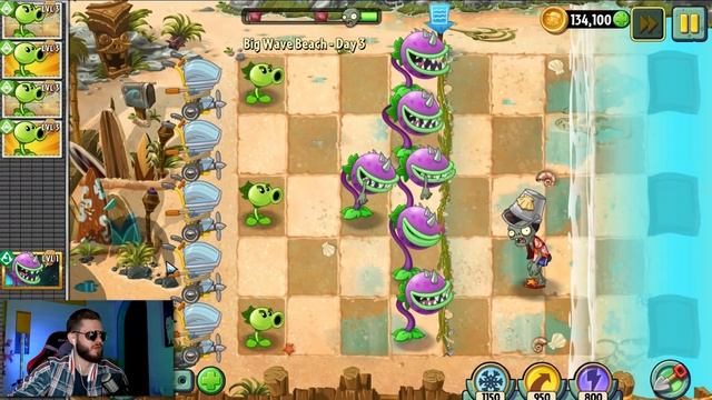 МОРСКОЙ МИР, 7 МИЛЛИОНОВ на арене // Plants vs Zombie #33 смотреть онлайн
