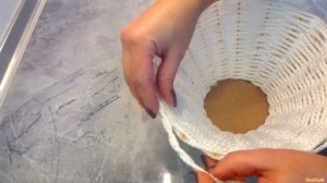 КОРЗИНА из ВЕРЕВКИ легко и просто СВОИМИ РУКАМИ Плетёная корзинка из бельевого шнура Плетение корзи