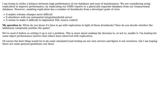 Databases: What objective factors indicate it's time to implement SQL Server replication? смотреть онлайн