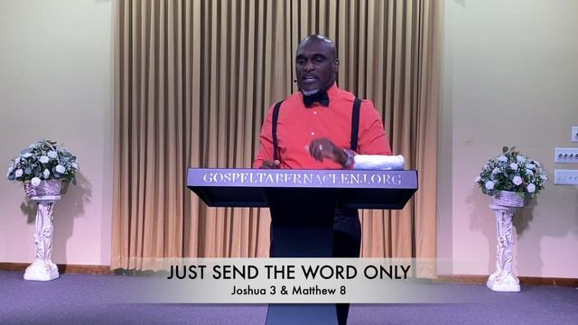 JUST SEND THE WORD ONLY, Pastor Roy L Cook, Sr смотреть онлайн