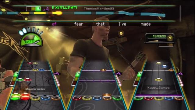 Guitar Hero Metallica Frantic Full Band Expert смотреть онлайн