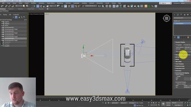 (4) Настройка камер в 3ds Max. Camera clipping смотреть онлайн