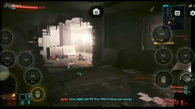 Cyberpunk 2077 on mobile | another part gameplay #2 смотреть онлайн